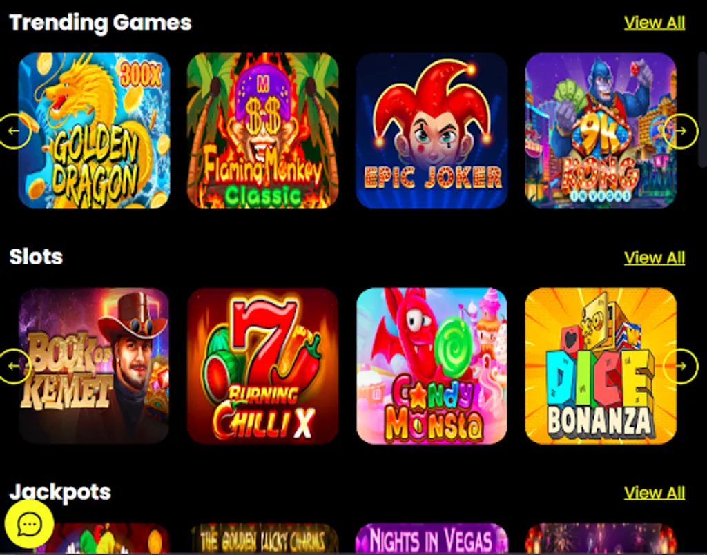 Bet games online